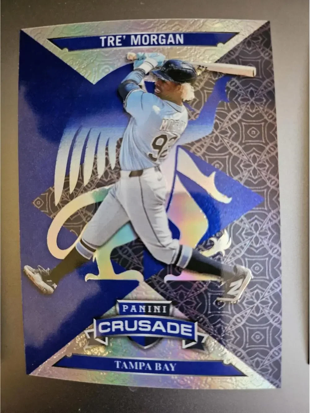 2025 Panini Crusade BLUE Tre Morgan #81 - Tampa Bay Rays